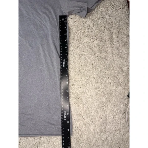 Hurley T Shirt Men's Size Medium Gray Short Sleeve Tee Ultra-Soft Crew Neck - Picture 6 of 6